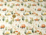 Farm Life ecru jersey with vehicles by Hilco